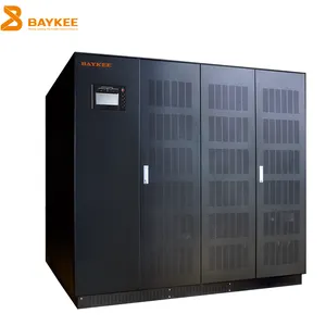 BAYKEE UPS 200 kva ups 3 fase tidak ada suplai dengan layar LCD besar dan manajemen baterai cerdas untuk mesin ekstruder