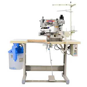 Qy600-33ac underwear right knife chain sewing machine three needle five thread stretch sewing machine