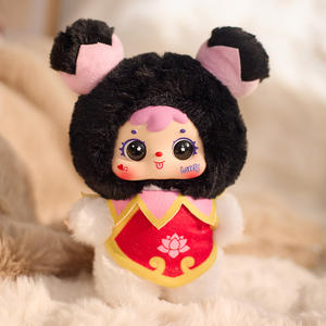Samuel Nezha Myth Legend Series Porte-clés en peluche moelleux Jouets Fun Populaire Pendentif en peluche Boîte aveugle Porte-clés en peluche mignon Jouets - Product Image 1