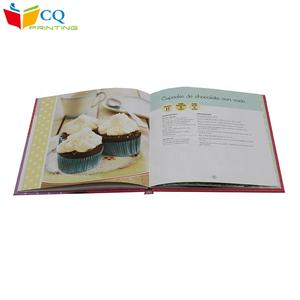 Impression couleur personnalisée, couverture rigide en carton, reliure cousue, film laminé, <span class=keywords><strong>livre</strong></span> de recettes, <span class=keywords><strong>livre</strong></span> de cuisine, catalogue de desserts, carton duplex - Product Image 4