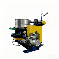 Machine de polissage de moyeux de roues de camions, bus et remorques ZTPG, semi-automatique, robuste, en acier au carbone, pour le polissage des roues de véhicules.