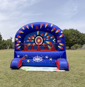 Gioco Gonfiabile di Carnevale Corsa con Palline Fluttuanti e Tiro a Segno per Bambini - Product Image 6