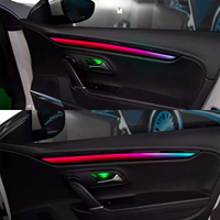 Kit d'éclairage LED intérieur pour Volkswagen VW CC Passat B7 2013-2018, éclairage d'ambiance Symphony, garniture noire piano, amélioration de l'éclairage intérieur de la voiture