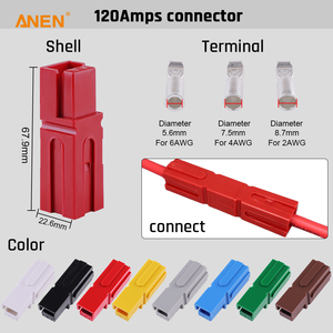 ANEN PA120 Combinatiom Of Power Connector Hệ ThốNg TiếP Xúc Lau Phẳng Và Thiết Kế Không Có Gen Có Thể Hoán Đổi Cho Nhau Nhà Máy 120a 600V - Product Image 2