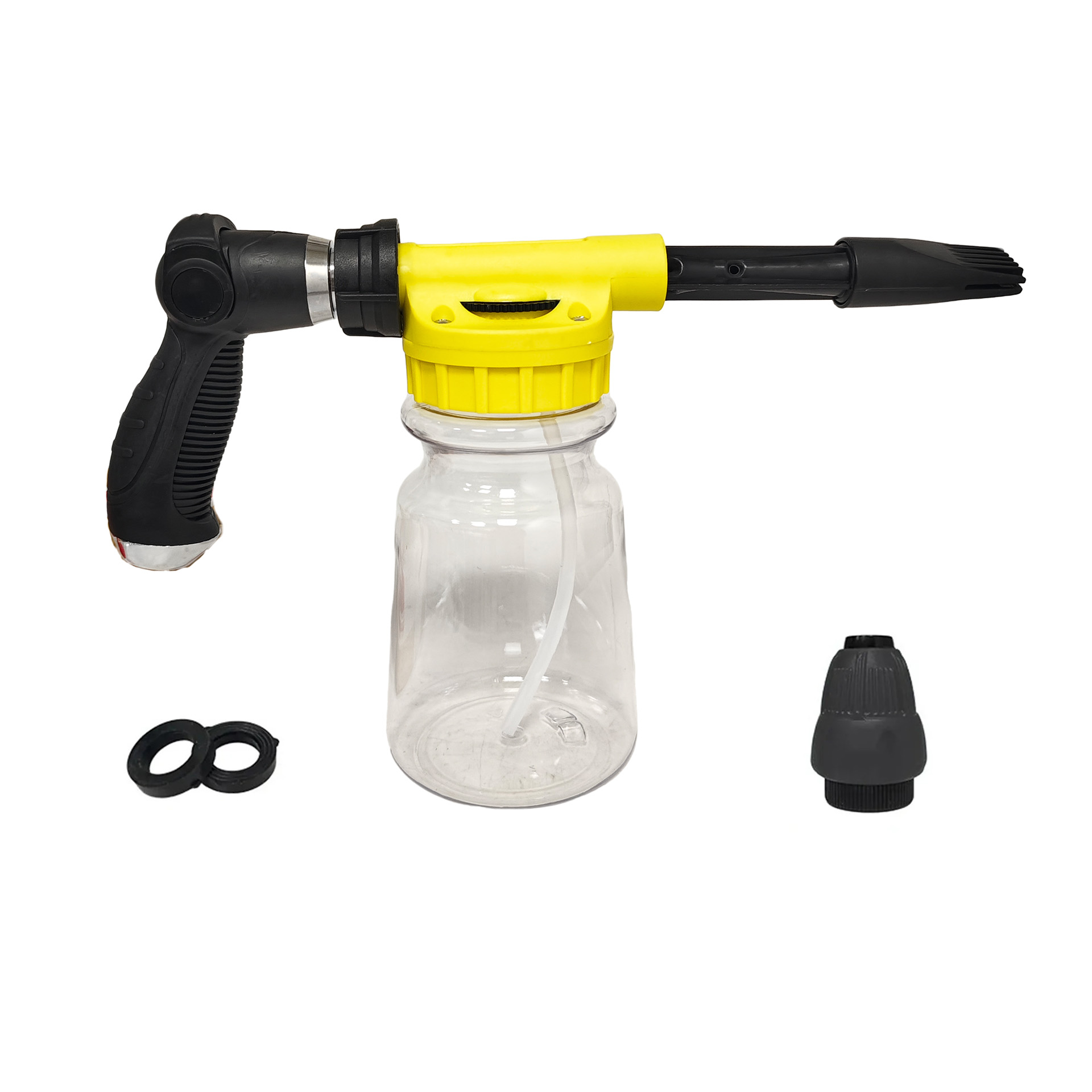 Corps de pot transparent jaune