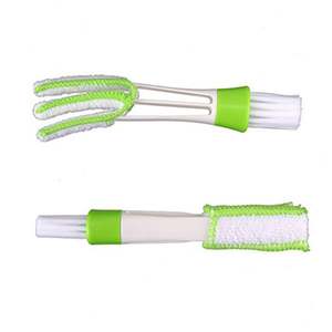 MHK20 Vente chaude Brosse de nettoyage pour fentes de ventilation de climatiseur de voiture à double tête, brosse de dépoussiérage pour fenêtres, stores, clavier - Product Image 4