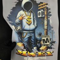 Autocollant personnalisé en PET durable pour transfert thermique, lavable, imperméable, pour logo de rue, prêt à l'emploi, étiquettes pour impression sur T-shirt, motifs souples