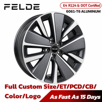Jantes forgées tout-terrain Felde Custom 6061-T651 Gloss 1-Piece Turbofan de 15 à 26 pouces 5x100 5x114.3 pour Nissan Gt-R Maserati Mc20