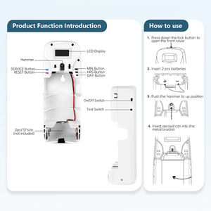 <span class=keywords><strong>Dispenser</strong></span> SVAVO dispensador de profumo per bagno a batteria deodorante per deodorante per ambienti e deodorante - Product Image 4