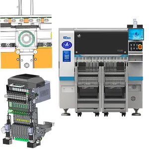 led light manufacturing machine/ 20 heads smt machines pcb assembly line