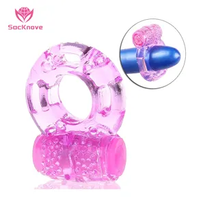 SacKnove precio barato estimulador masculino mariposa electrónica fuerte vibración pene vibrador juguetes sexuales hombres vibrador anillo para pene
