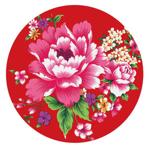 ที่รองแก้วเซรามิกทรงกลมพิมพ์ลายสำหรับใช้บนโต๊ะอาหาร - Product Image 2