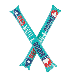 Custom <strong>Inflatable</strong> Thickened PE <strong>Cheering</strong> Bam Bam Thunder Clapper Sticks Colorful <strong>Hand</strong> Clap Noise Maker
