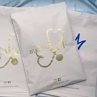 Sacs postaux DT1 personnalisés avec logo, robustes, en plastique, pour transport et envoi, enveloppes roses en polyéthylène pour vêtements