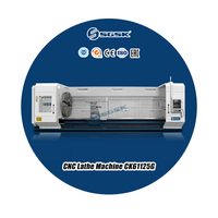 Torno CNC de Servicio Pesado CK61125G con Control FANUC, Torno de Bancada Plana Totalmente Automático