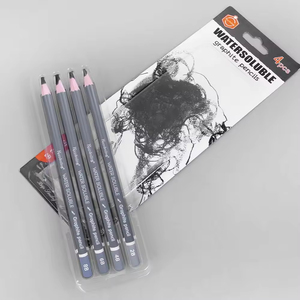 Set di Matite per Schizzi in Grafite Keep Smiling, Matite per Sfumature in Scala di Grigi, Set Professionale per Artisti - Product Image 6