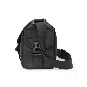 Nouveau sac à bandoulière noir en nylon souple vierge et durable de créateur personnalisé sac à bandoulière unique unisexe pour adolescent - Product Image 4