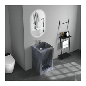 Venta al por mayor diseño moderno estilo simple estilo de lujo <span class=keywords><strong>losa</strong></span> de roca baño lavabo de mármol - Product Image 4
