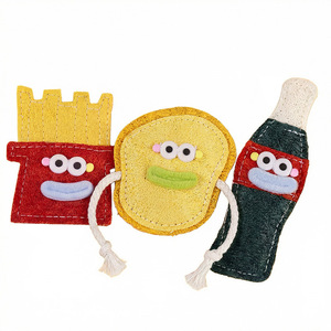 Jouet pour chat en éponge loofah, taille moyenne, jouet à mâcher pour l'auto-entretenissement, pour le nettoyage et le ponçage des dents, jouet pour animaux de compagnie - Product Image 1