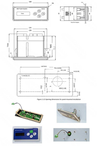 เครื่องชั่งน้ำหนัก Veidt สำหรับเครื่องมือ Toledo IND331 รุ่น 33P1 พร้อมอินเทอร์เฟซช่องสัญญาณเสริม จอแสดงผลดิจิตอล ชั่งน้ำหนักได้อย่างแม่นยำ พร้อม D - Product Image 3