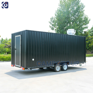 รถขายอาหารเคลื่อนที่ CAMPTRL พร้อมอุปกรณ์ครบครัน รถขายทาโก้เคลื่อนที่ รถพ่วงขายอาหาร ครัวคอนเทนเนอร์ บาร์ - Product Image 4