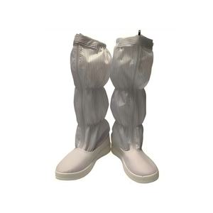 <span class=keywords><strong>Chaussures</strong></span> de sécurité industrielles antistatiques en tissu polyester avec semelle en PU, bottes ESD haute performance pour salle blanche et environnements sans poussière, produits de sécurité - Product Image 1