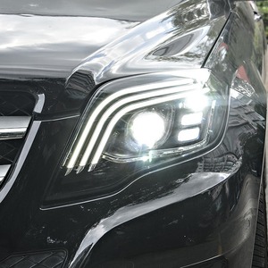GLK 13-15 Headlight Assembly for With Style Flowing Turn Signal Light 12V <b>H4</b> Bulb GLK300/260/200 Brand New Headlight Assembly - Product Image 3