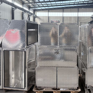 Boîte à outils durable pour <span class=keywords><strong>chantier</strong></span> <span class=keywords><strong>de</strong></span> construction, armoire <span class=keywords><strong>de</strong></span> rangement pour outils en acier <span class=keywords><strong>métallique</strong></span>, antirouille, durable - Product Image 2