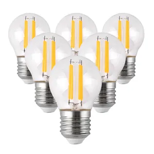 Lâmpada LED vintage Edison de alta qualidade 2w 4w 6w A60 A19 preço de fábrica E26 E27 B22 sem cintilação lâmpada transparente branca quente