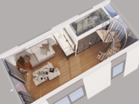 2025 nouvelle maison minuscule futuriste Camping Capsule maison avec coque isolée confortable séjour en plein air pour cuisine chambre