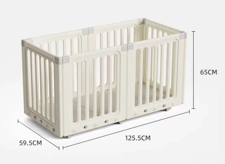 Mobile fence white