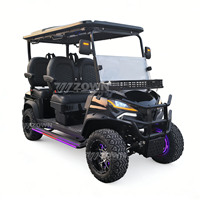 Navette de plage LSV (véhicule à faible vitesse) de conception récente, voiturette de golf électrique prête pour le sable, idéale pour les excursions en bord de mer