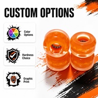 Roues de skateboard Puente54 36 en PVC et PU pour bagages, rollers, planches de surf et planches de danse