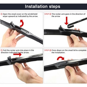 ASLAM - Escobilla Limpiaparabrisas Universal Híbrida de Alta Calidad para Automóvil, Precio de Fábrica para Toyota Yaris Fit TT, Hecha de Caucho Natural - Product Image 4