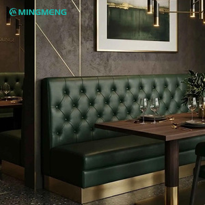 Commercial Use Restaurant Booth Se Furniture <b>Set</b> for Cafe Restaurant Coffee Shop with High Quality Optional Colors Tables Chairs - Product Image 2