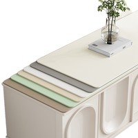 Tapis de bureau antidérapant multi-tailles pour étudiants, imperméable, anti-rayures, réutilisable, pour table à manger