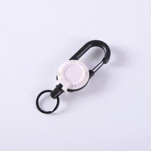 Breloque de sac d'escalade d'extérieur, petite mousquetelle rotative, laisse de porte-clés rétractable, porte-clés en câble d'acier, accessoires en fil métallique - Product Image 2