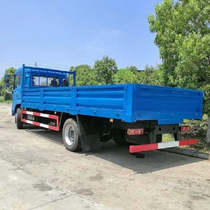 รถบรรทุกสินค้าจีน 4x2 Dongfeng 10 ตัน ขับเคลื่อนซ้าย/ขวา รถบรรทุกติดตั้งรั้ว รถบรรทุกดีเซลแบบพื้นเรียบ สำหรับขาย - Product Image 5