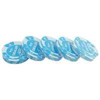 Offre Spéciale 1 PC acrylique 70mm diamètre en appuyant sur le distributeur de jetons de Poker Transparent