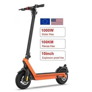 折叠式Escooter HX X9电动滑板车欧盟美国仓库脂肪轮胎越野escoter X9 PRO MAX踏板车