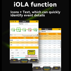 Ofw Mini OTDR sợi quang reflectometer 1550nm 20dB hoạt động sợi sống SC kết nối <span class=keywords><strong>Tester</strong></span> Wifi OPM VFL ols sợi <span class=keywords><strong>Tester</strong></span> cho - Product Image 2