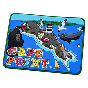 Autocollant magnétique souvenir de voyage, personnalisable, aimant de réfrigérateur en métal et caoutchouc PVC souple - Product Image 3