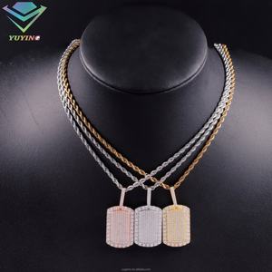 Pendentif en moissanite taille brillant rond, multicolore, breloques en argent sterling, style hip-hop, certifié GRA pour bijoux fins - Product Image 6