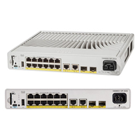 Cisco Catalyst 9200CX-12P-2X2G-E Commutateur Géré 12 Ports PoE+ 2x10G SFP+ 2x1G Network Essentials Sans Ventilateur Compact Couche 3 Neuf