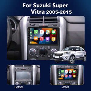 Autoradio Android Podofo 9 pouces pour <span class=keywords><strong>Suzuki</strong></span> <span class=keywords><strong>Grand</strong></span> <span class=keywords><strong>Vitara</strong></span> 2005-2015, autoradio, Carplay, Android Auto, GPS, Wifi, Hifi, FM, RDS - Product Image 2