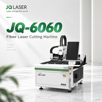 Machine de découpe laser à fibre de petite taille 6060, haute précision, pour la découpe de métaux, acier inoxydable, aluminium