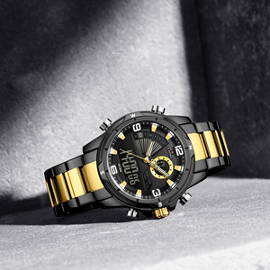 Đồng hồ thể thao NAVIFORCE 9257 hiện đạ<span class=keywords><strong>i</strong></span>, máy quartz, hiển thị kỹ thuật số, dạ quang, chống nước, có chức năng báo thức và bấm giờ dành cho nam - Product Image 4