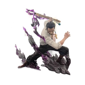Figuras de Anime de Una Pieza, Juguetes de Postura de Combate DE LA Cumbre de Batalla Decisiva, Dracule Mihawk, 35cm, Nuevo - Product Image 1