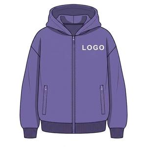 Sudaderas con capucha para hombre, personalizadas, al por mayor, de alta calidad, de algodón grueso, estilo minimalista urbano, con bolsillos con cremallera. - Product Image 1