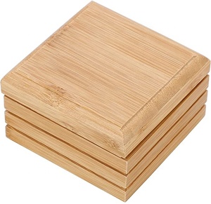 Custom Logo Natural Bamboo Wooden Soap Dish Storage Holder Tray Bathroom Storage Box